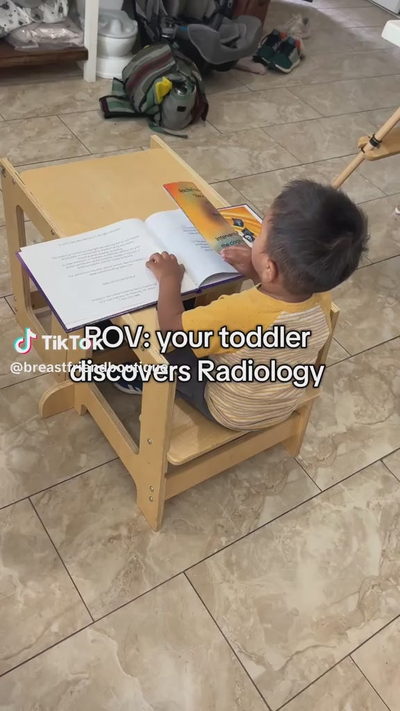 Load video: kids reaction to rachel the radiographer book